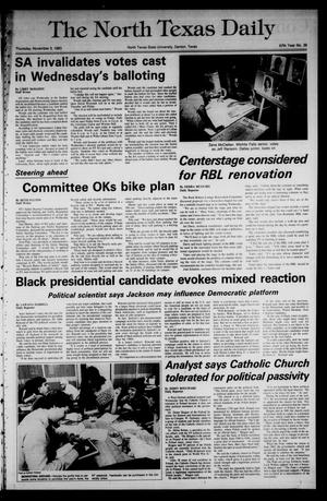 The North Texas Daily (Denton, Tex.), Vol. 67, No. 39, Ed. 1 Thursday, November 3, 1983