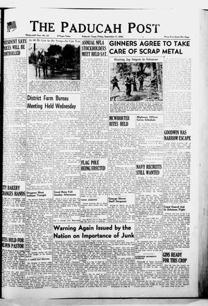 The Paducah Post (Paducah, Tex.), Vol. 36, No. 22, Ed. 1 Friday, September 11, 1942