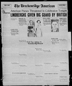 The Breckenridge American (Breckenridge, Tex.), Vol. 16, No. 59, Ed. 1, Tuesday, December 31, 1935