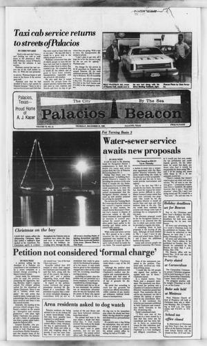 Primary view of object titled 'Palacios Beacon (Palacios, Tex.), Vol. 78, No. 51, Ed. 1 Thursday, December 19, 1985'.