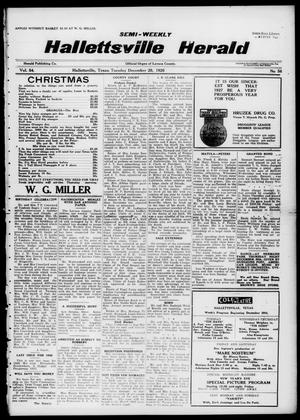 Semi-weekly Hallettsville Herald (Hallettsville, Tex.), Vol. 54, No. 56, Ed. 1 Tuesday, December 28, 1926