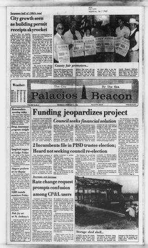 Primary view of object titled 'Palacios Beacon (Palacios, Tex.), Vol. 78, No. 8, Ed. 1 Thursday, February 21, 1985'.