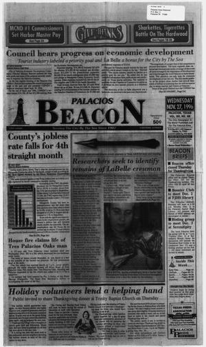Palacios Beacon (Palacios, Tex.), Vol. 89, No. 48, Ed. 1 Wednesday, November 27, 1996