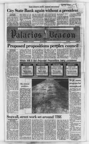 Palacios Beacon (Palacios, Tex.), Vol. 80, No. 30, Ed. 1 Wednesday, July 22, 1987