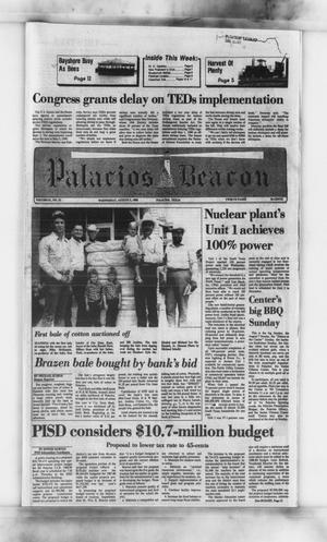 Palacios Beacon (Palacios, Tex.), Vol. 81, No. 31, Ed. 1 Wednesday, August 3, 1988