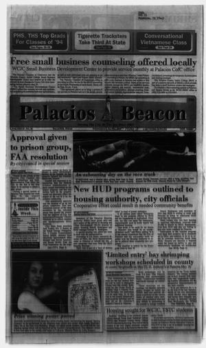 Primary view of object titled 'Palacios Beacon (Palacios, Tex.), Vol. 87, No. 20, Ed. 1 Wednesday, May 18, 1994'.