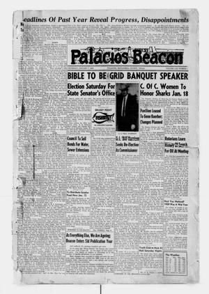 Primary view of object titled 'Palacios Beacon (Palacios, Tex.), Vol. 53, No. 1, Ed. 1 Thursday, January 7, 1960'.