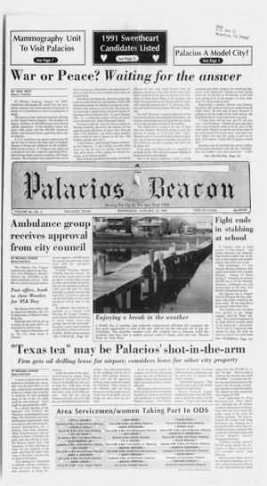 Palacios Beacon (Palacios, Tex.), Vol. 84, No. 3, Ed. 1 Wednesday, January 16, 1991
