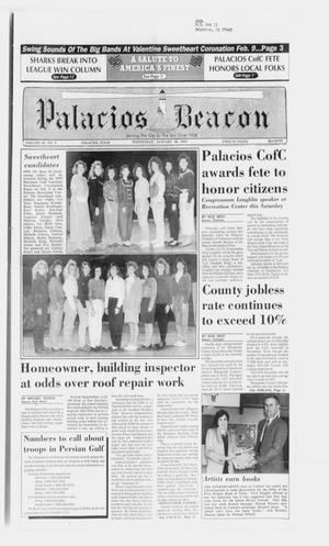 Palacios Beacon (Palacios, Tex.), Vol. 84, No. 5, Ed. 1 Wednesday, January 30, 1991