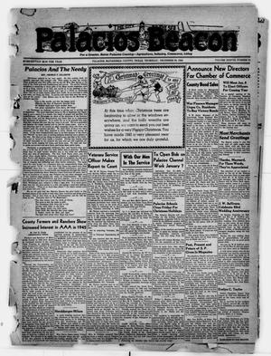 Palacios Beacon (Palacios, Tex.), Vol. 38, No. 51, Ed. 1 Thursday, December 20, 1945