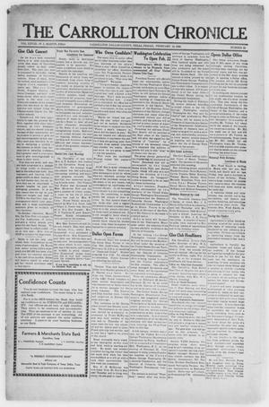 The Carrollton Chronicle (Carrollton, Tex.), Vol. 28, No. 13, Ed. 1 Friday, February 12, 1932