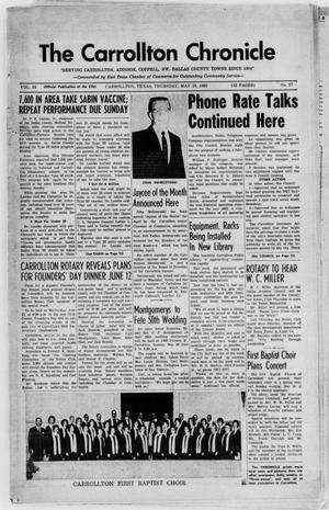 The Carrollton Chronicle (Carrollton, Tex.), Vol. 59, No. 27, Ed. 1 Thursday, May 23, 1963