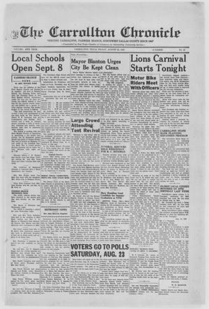 The Carrollton Chronicle (Carrollton, Tex.), Vol. 48th Year, No. 42, Ed. 1 Friday, August 22, 1952