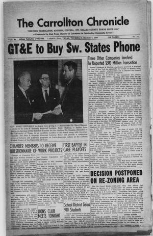The Carrollton Chronicle (Carrollton, Tex.), Vol. 60, No. 16, Ed. 1 Thursday, March 5, 1964