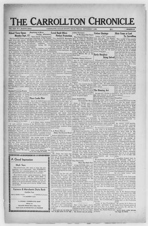 The Carrollton Chronicle (Carrollton, Tex.), Vol. 30, No. 43, Ed. 1 Friday, September 7, 1934