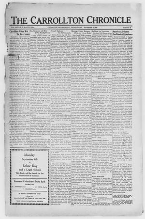 The Carrollton Chronicle (Carrollton, Tex.), Vol. 29, No. 42, Ed. 1 Friday, September 1, 1933