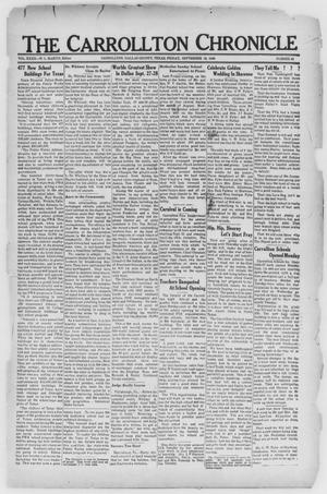 The Carrollton Chronicle (Carrollton, Tex.), Vol. 32, No. 45, Ed. 1 Friday, September 18, 1936