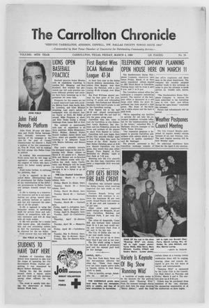 The Carrollton Chronicle (Carrollton, Tex.), Vol. 56, No. 15, Ed. 1 Friday, March 4, 1960
