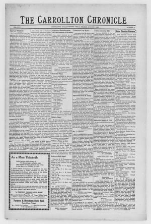 Primary view of object titled 'The Carrollton Chronicle (Carrollton, Tex.), Vol. 26, No. 38, Ed. 1 Friday, August 8, 1930'.