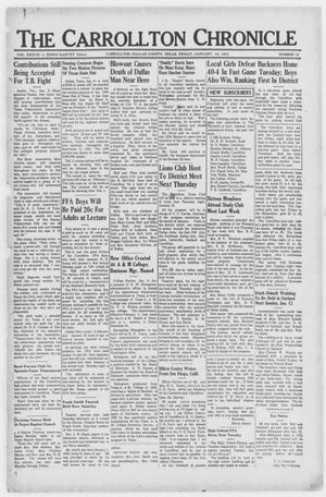 The Carrollton Chronicle (Carrollton, Tex.), Vol. 37, No. 10, Ed. 1 Friday, January 10, 1941