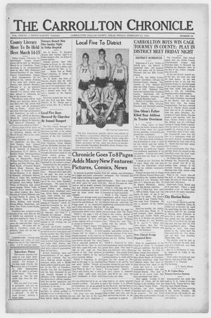 The Carrollton Chronicle (Carrollton, Tex.), Vol. 37, No. 16, Ed. 1 Friday, February 21, 1941