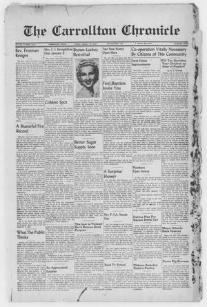 Primary view of object titled 'The Carrollton Chronicle (Carrollton, Tex.), Vol. 43, No. 9, Ed. 1 Friday, January 10, 1947'.