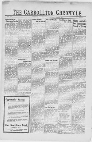 Primary view of object titled 'The Carrollton Chronicle (Carrollton, Tex.), Vol. 24, No. 21, Ed. 1 Friday, April 13, 1928'.