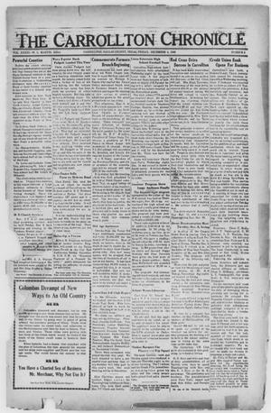 The Carrollton Chronicle (Carrollton, Tex.), Vol. 33, No. 4, Ed. 1 Friday, December 4, 1936