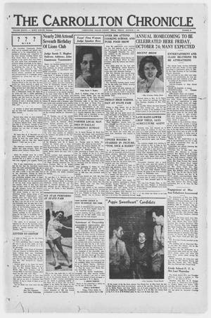 Primary view of object titled 'The Carrollton Chronicle (Carrollton, Tex.), Vol. 37, No. 50, Ed. 1 Friday, October 17, 1941'.