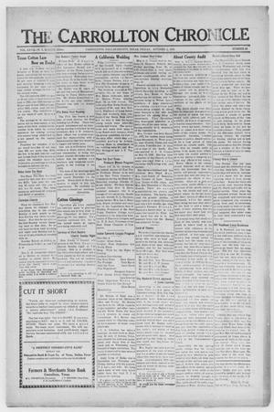Primary view of object titled 'The Carrollton Chronicle (Carrollton, Tex.), Vol. 27, No. 46, Ed. 1 Friday, October 2, 1931'.