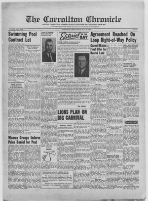 The Carrollton Chronicle (Carrollton, Tex.), Vol. 52, No. 35, Ed. 1 Friday, July 20, 1956