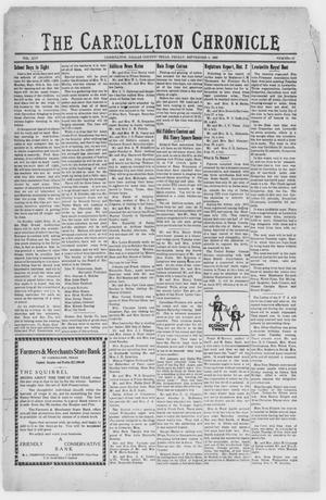 Primary view of object titled 'The Carrollton Chronicle (Carrollton, Tex.), Vol. 25, No. 42, Ed. 1 Friday, September 6, 1929'.