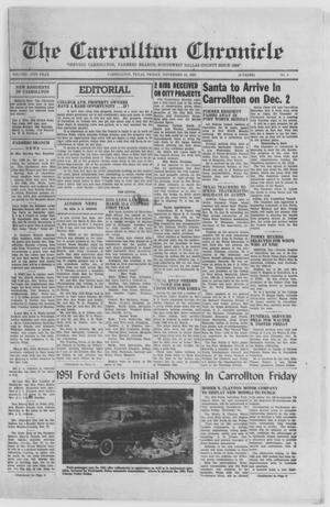 The Carrollton Chronicle (Carrollton, Tex.), Vol. 47TH YEAR, No. 4, Ed. 1 Friday, November 24, 1950