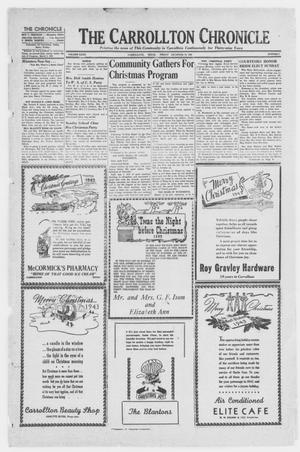 The Carrollton Chronicle (Carrollton, Tex.), Vol. 40, No. 8, Ed. 1 Friday, December 24, 1943