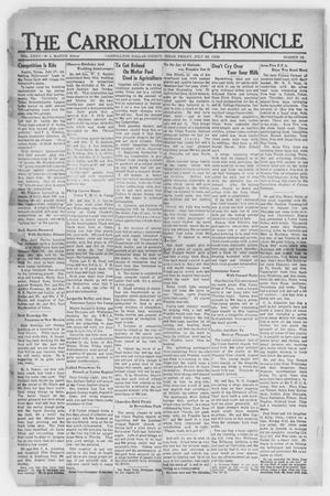 Primary view of object titled 'The Carrollton Chronicle (Carrollton, Tex.), Vol. 35, No. 38, Ed. 1 Friday, July 28, 1939'.