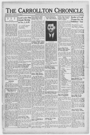 The Carrollton Chronicle (Carrollton, Tex.), Vol. 37, No. 27, Ed. 1 Friday, May 9, 1941
