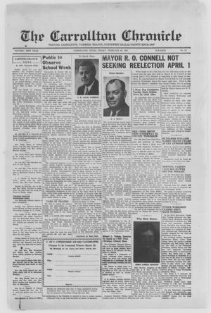 Primary view of object titled 'The Carrollton Chronicle (Carrollton, Tex.), Vol. 48th Year, No. 18, Ed. 1 Friday, February 29, 1952'.