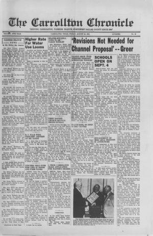 The Carrollton Chronicle (Carrollton, Tex.), Vol. 47th Year, No. 43, Ed. 1 Friday, August 24, 1951