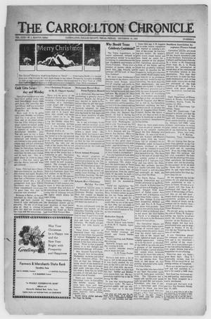 The Carrollton Chronicle (Carrollton, Tex.), Vol. 31, No. 6, Ed. 1 Friday, December 21, 1934