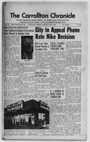 The Carrollton Chronicle (Carrollton, Tex.), Vol. 60, No. 38, Ed. 1 Thursday, August 6, 1964