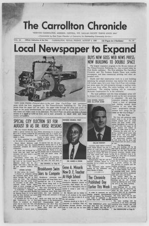The Carrollton Chronicle (Carrollton, Tex.), Vol. 56, No. 37, Ed. 1 Friday, August 5, 1960