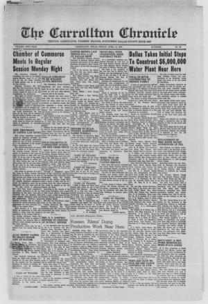 Primary view of object titled 'The Carrollton Chronicle (Carrollton, Tex.), Vol. 46TH YEAR, No. 23, Ed. 1 Friday, April 14, 1950'.