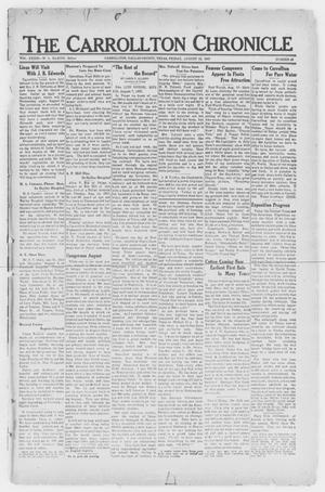 Primary view of object titled 'The Carrollton Chronicle (Carrollton, Tex.), Vol. 33, No. 40, Ed. 1 Friday, August 13, 1937'.