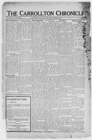Primary view of object titled 'The Carrollton Chronicle (Carrollton, Tex.), Vol. 29, No. 3, Ed. 1 Friday, December 2, 1932'.