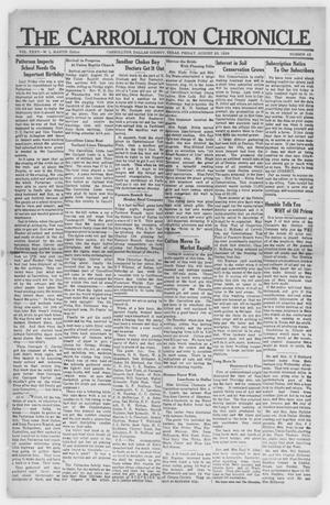 The Carrollton Chronicle (Carrollton, Tex.), Vol. 35, No. 42, Ed. 1 Friday, August 25, 1939