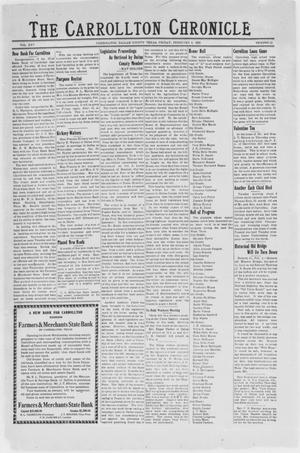 The Carrollton Chronicle (Carrollton, Tex.), Vol. 25, No. 12, Ed. 1 Friday, February 8, 1929