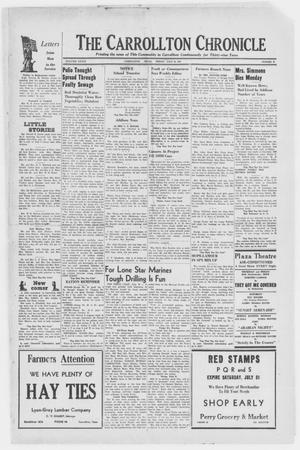 The Carrollton Chronicle (Carrollton, Tex.), Vol. 39, No. 39, Ed. 1 Friday, July 30, 1943