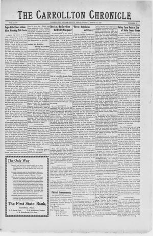 The Carrollton Chronicle (Carrollton, Tex.), Vol. 24, No. 17, Ed. 1 Friday, March 16, 1928