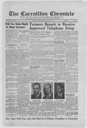 The Carrollton Chronicle (Carrollton, Tex.), Vol. 49th Year, No. 13, Ed. 1 Friday, January 30, 1953