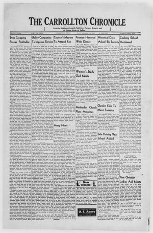 Primary view of object titled 'The Carrollton Chronicle (Carrollton, Tex.), Vol. 42, No. 45, Ed. 1 Friday, September 13, 1946'.